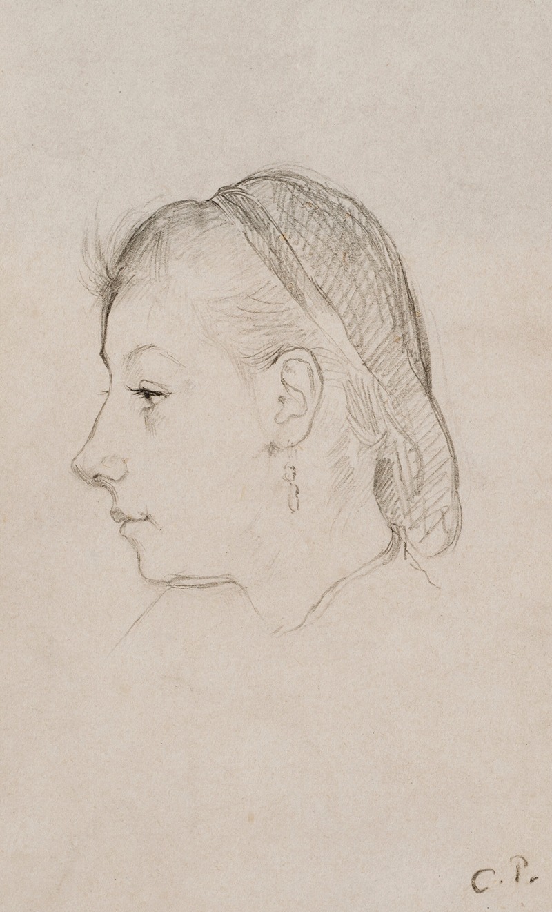 Camille Pissarro - Tête de femme