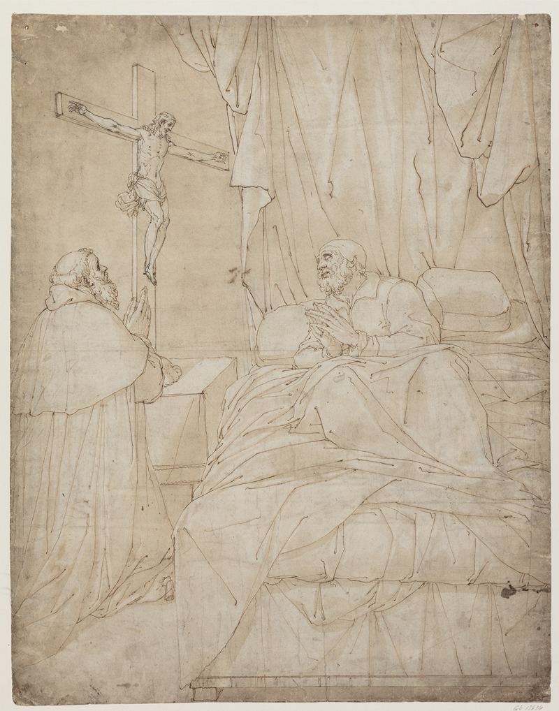 Camillo Procaccini - St Ambrose on his deathbed