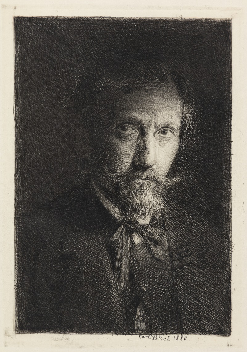 Carl Bloch - Self-portrait