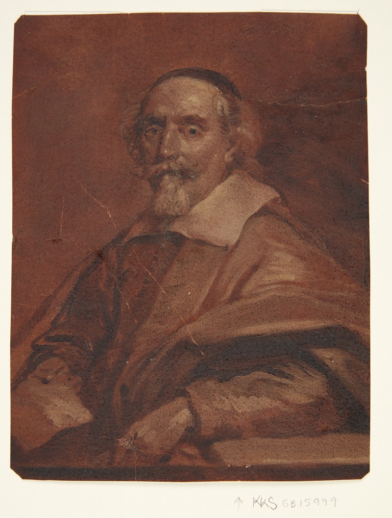 Cornelis Jonson van Ceulen - Portræt af maleren Adriaen van Nieulandt