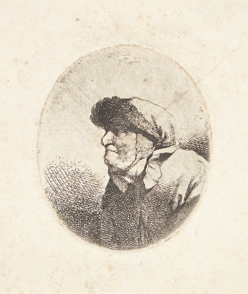 Cornelis Pietersz. Bega - Brystbillede af en gammel kvinde