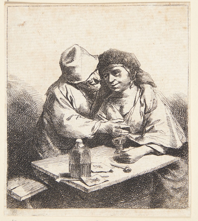 Cornelis Pietersz. Bega - Et forelsket par