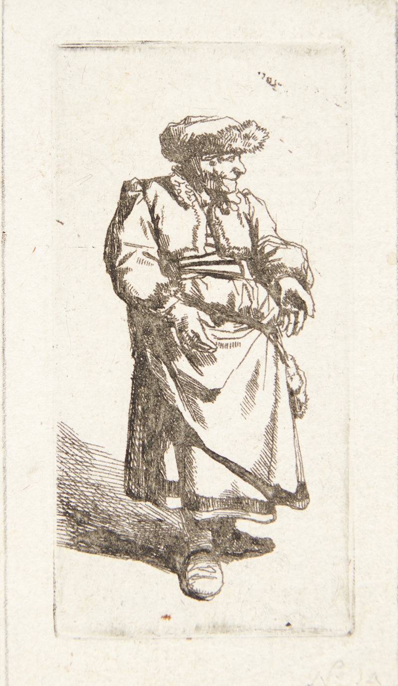 Cornelis Pietersz. Bega - Stående gammel kvinde