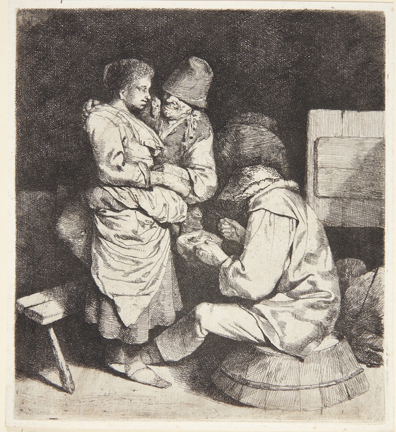 Cornelis Pietersz. Bega - Ung værtinde i en krostue