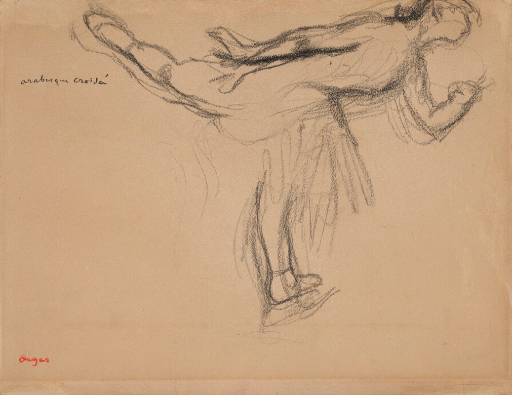 Edgar Degas - Danseuse, arabesque croisée