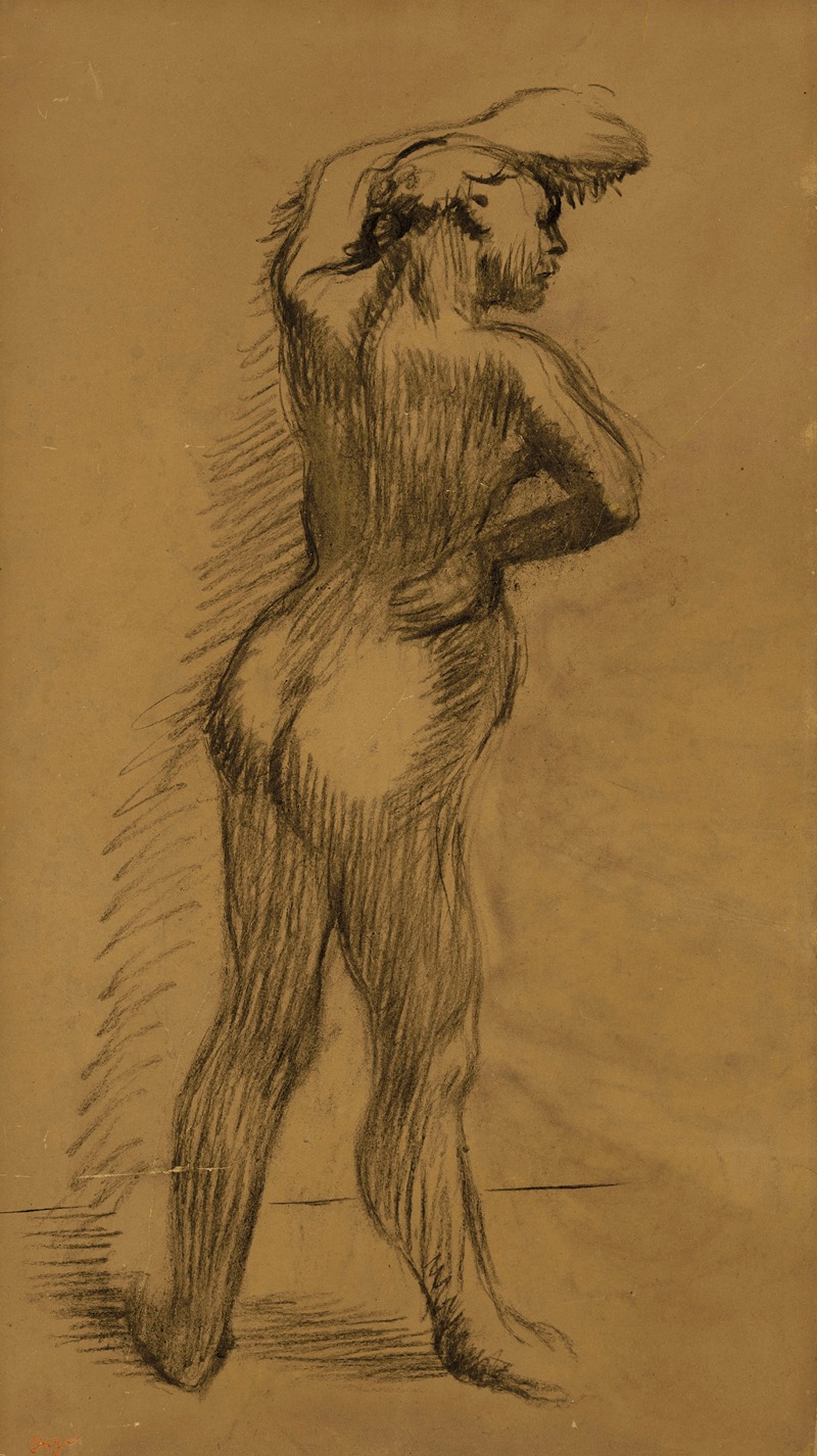 Edgar Degas - Étude de nu
