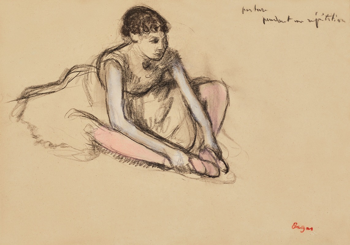 Edgar Degas - Danseuse assise