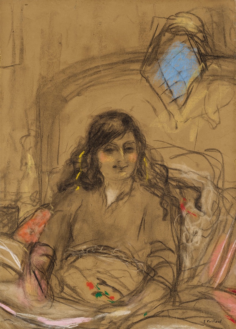 Édouard Vuillard - Etude pour Le portrait de la Comtesse Anna de Noailles