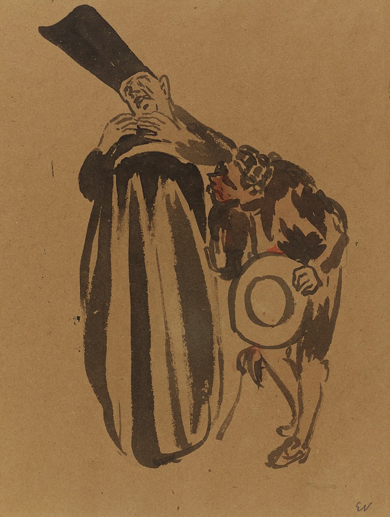 Édouard Vuillard - Coquelin cadet dans le rôle de Figaro dans Le Barbier de Séville