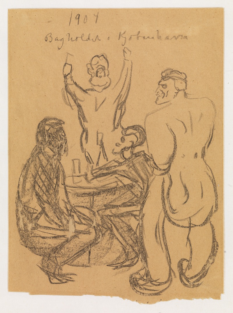 Edvard Munch - Bagholdet i København