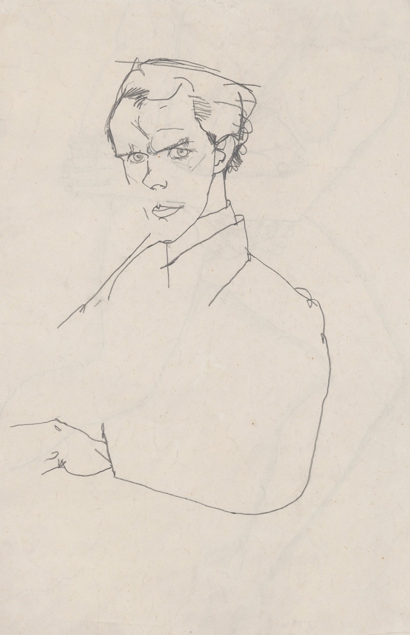 Egon Schiele - Bildnis des Pianisten Roderick Mackey