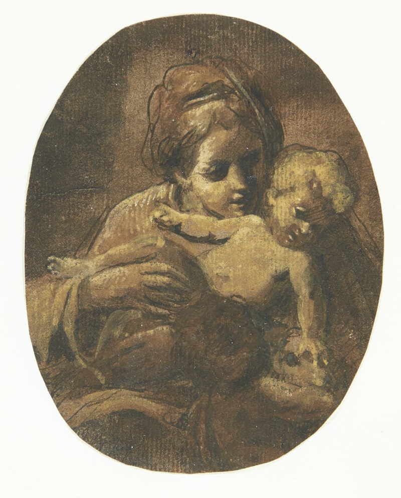 Giacomo Cavedone - Madonna med barnet