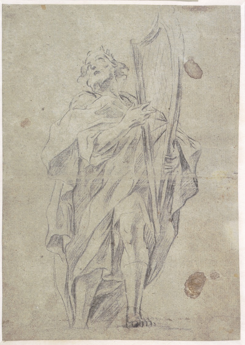 Giovanni Battista Beinaschi - Kong David med sin harpe