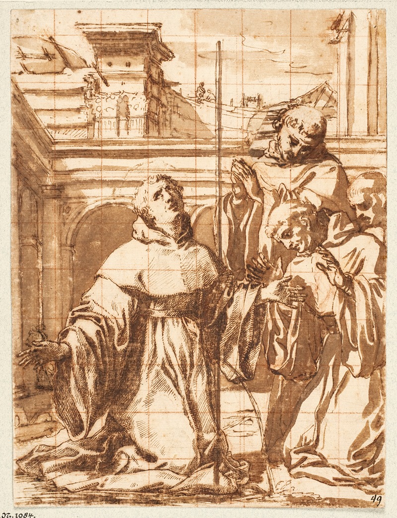 Giovanni Battista Mercati - En scene fra Sankt Nikolaus’ liv