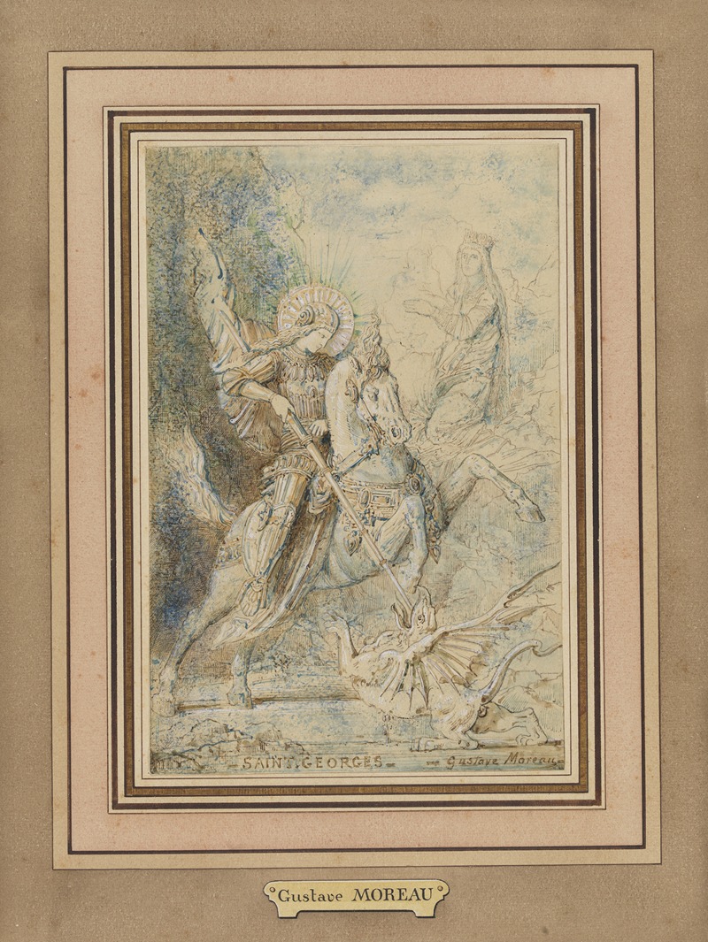 Gustave Moreau - Sankt Georg