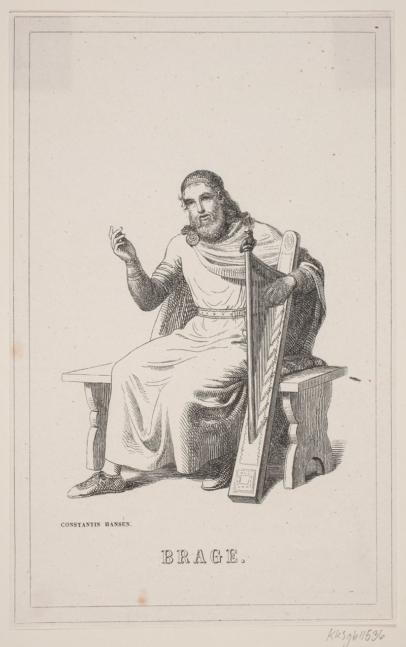 Hans Christian Henneberg - Brage Illustration til Fabricius’ Danmarks historie 1