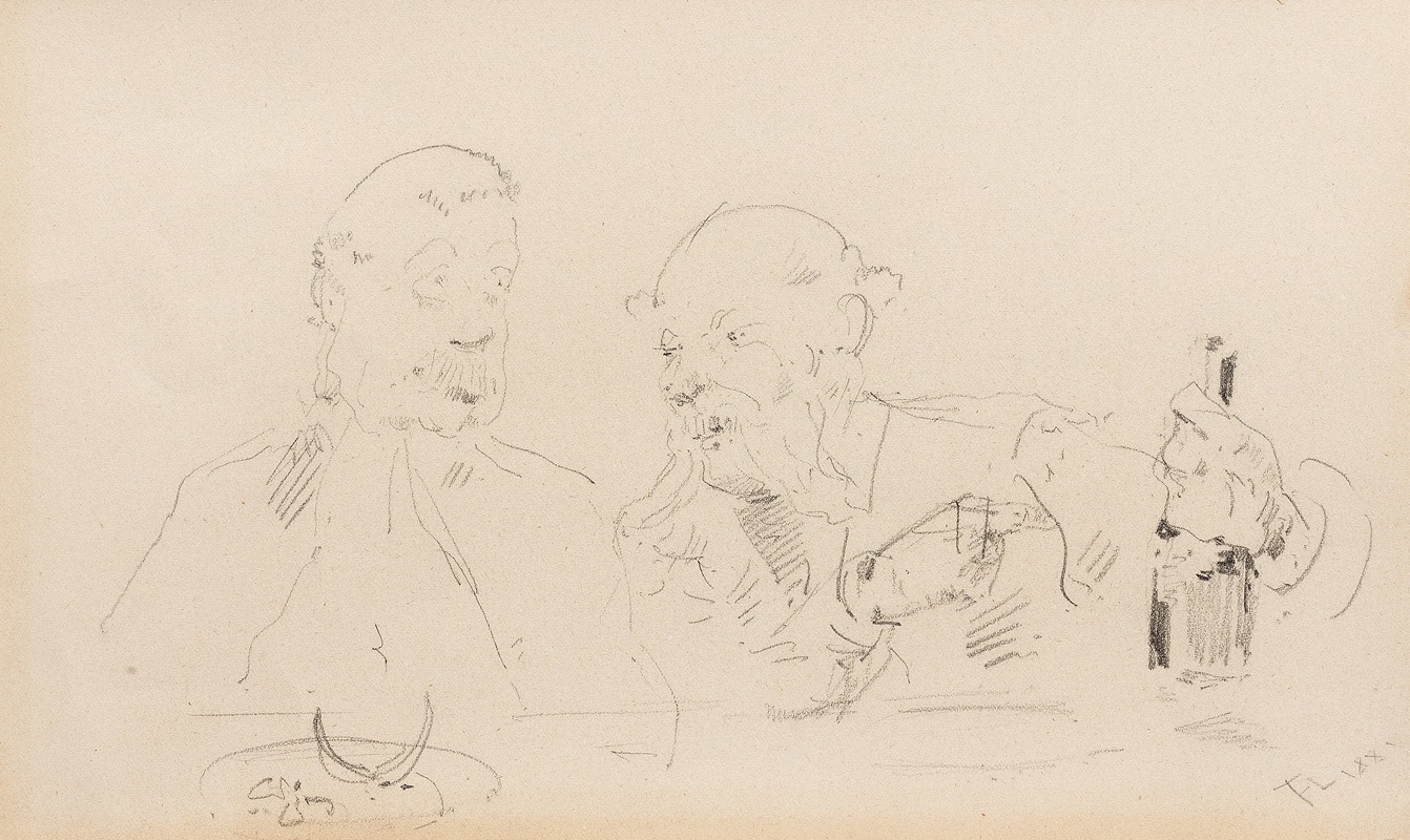 Henri de Toulouse-Lautrec - À table