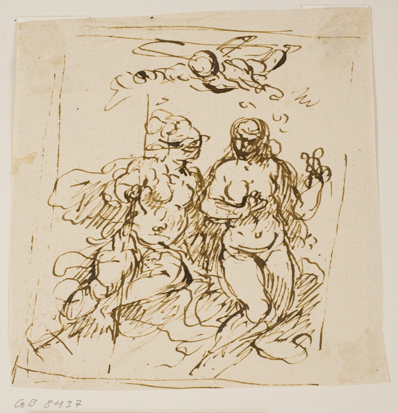 Jacopo Palma il Giovane - Amor, Mars og Venus