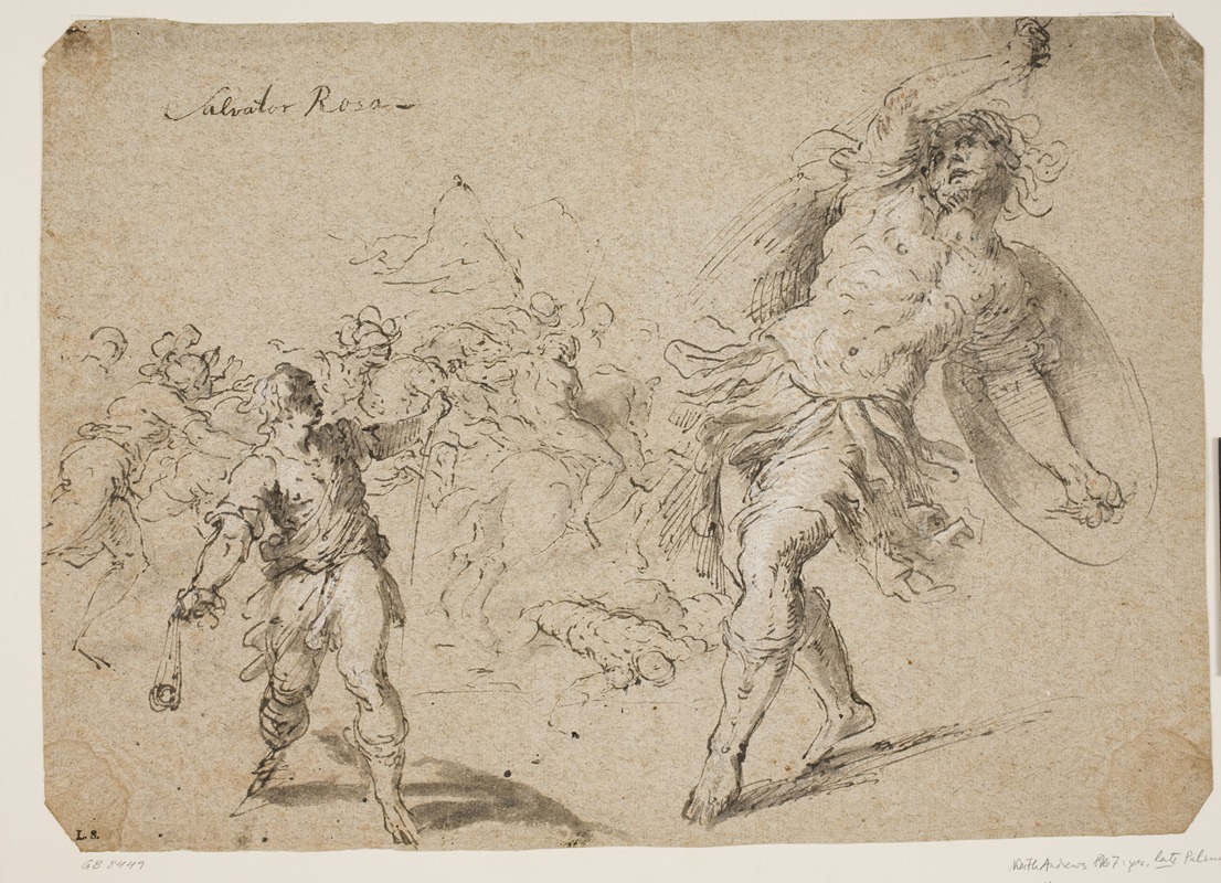 Jacopo Palma il Giovane - David og Goliath