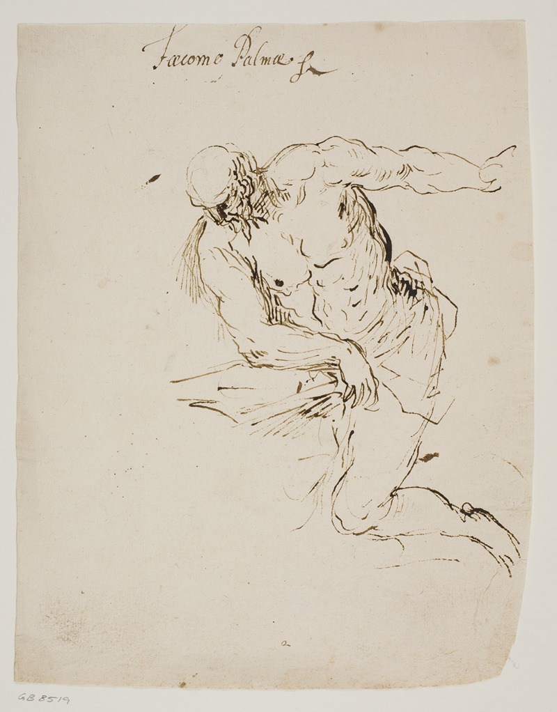 Jacopo Palma il Giovane - Knælende Skt Hieronymus, læsende