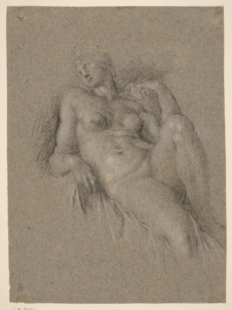 Jacopo Palma il Giovane - Kopi efter Michelangelos “Aurora”, fra Lorenzo de’ Medicis gravmæle i Sagrestia Nuova i San Lorenzo, Firenze