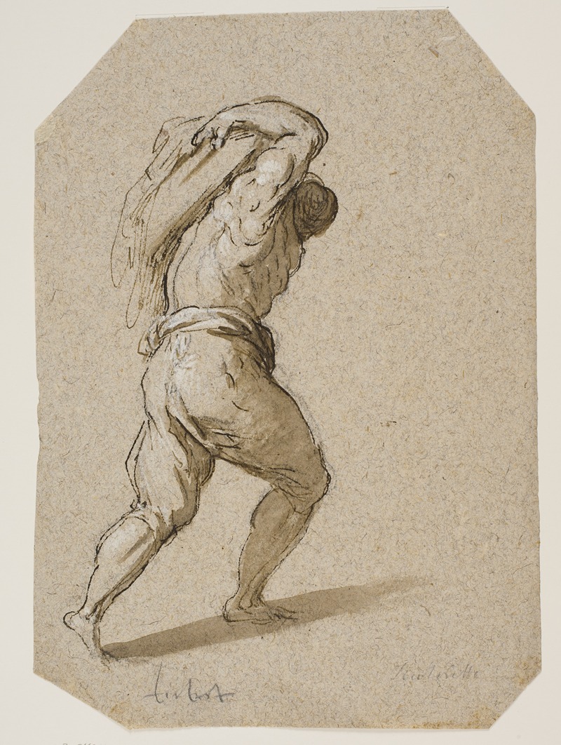Jacopo Palma il Giovane - Mand bærende en tung byrde på sin ryg