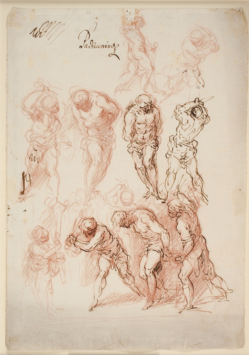 Jacopo Palma il Giovane - Studier til en Flagellation
