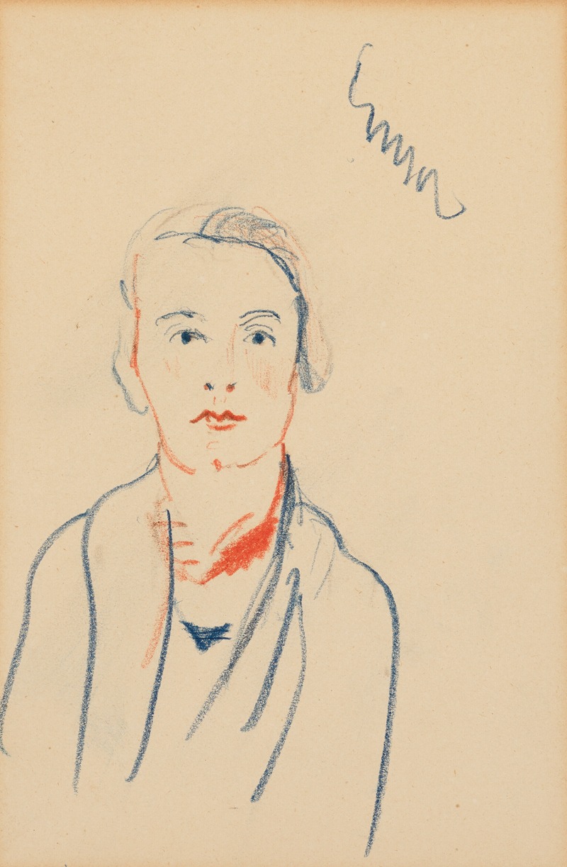 James Ensor - Portrait de jeune femme