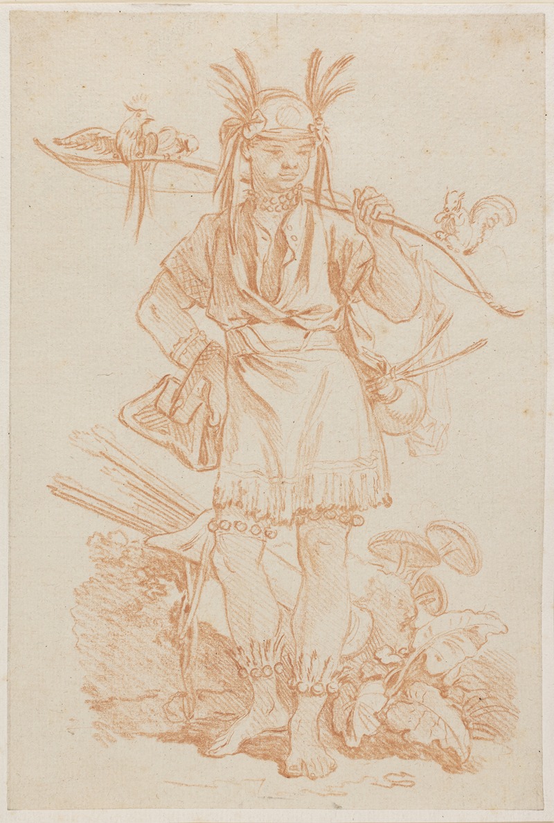 Jean-Etienne Liotard - En bueskytte, kineseri