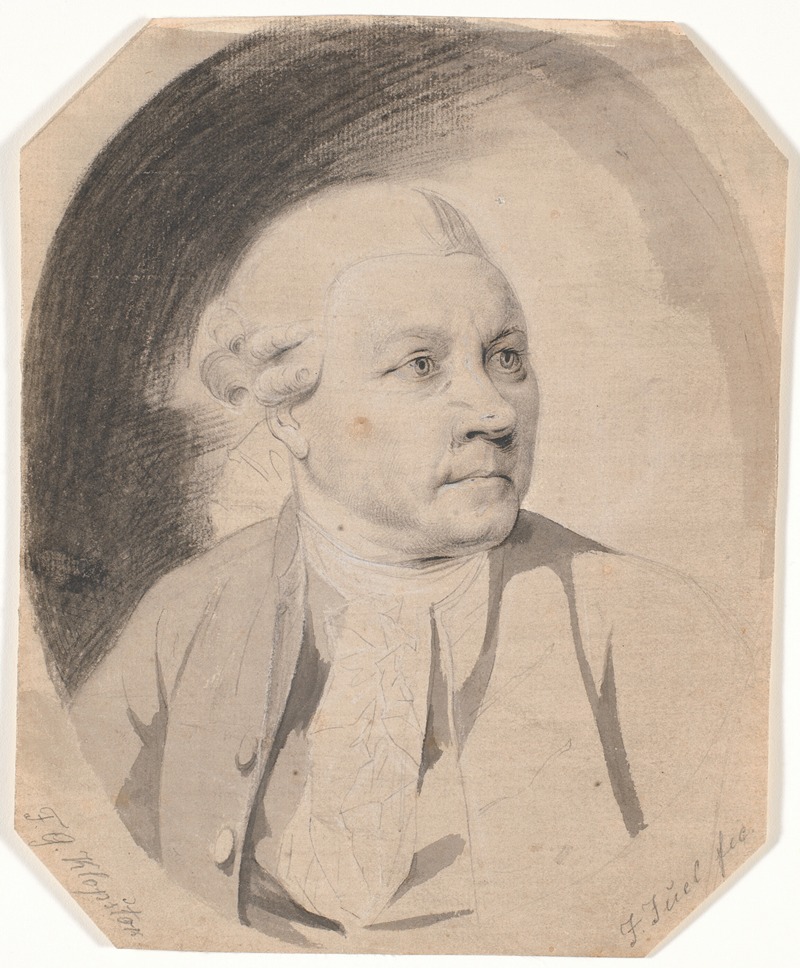Jens Juel - Portræt af digteren FG Klopstock 1724-1803