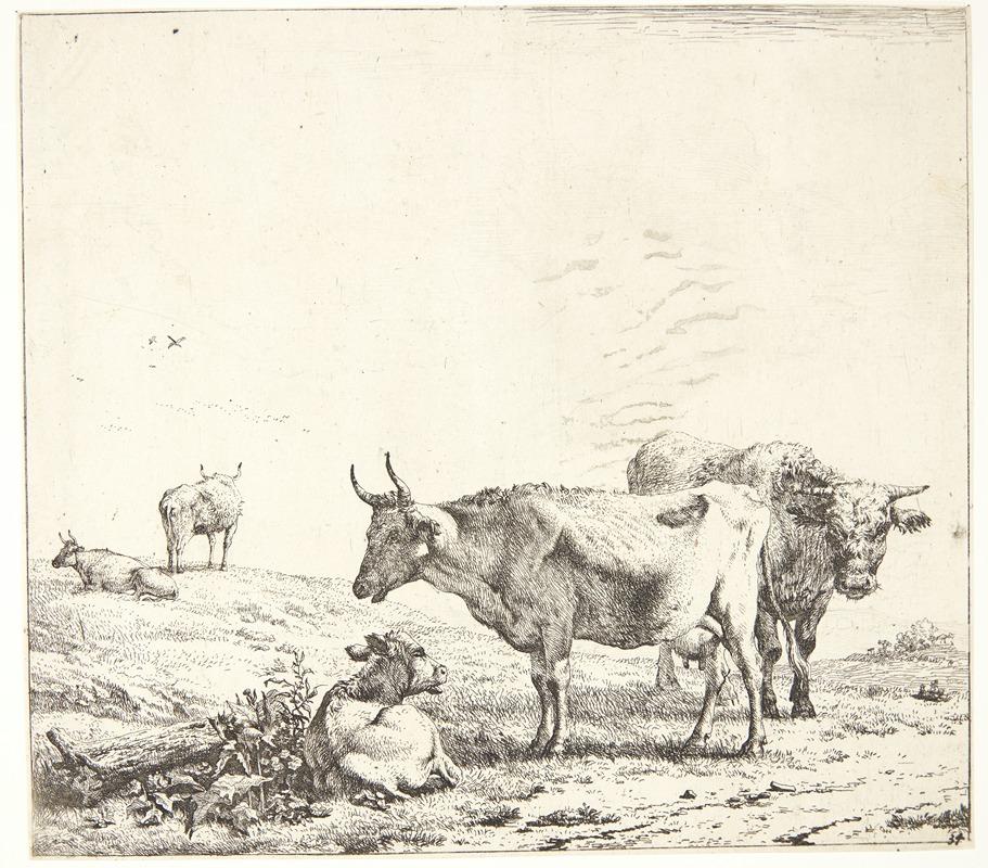 Karel Dujardin - Koen, tyren og kalven