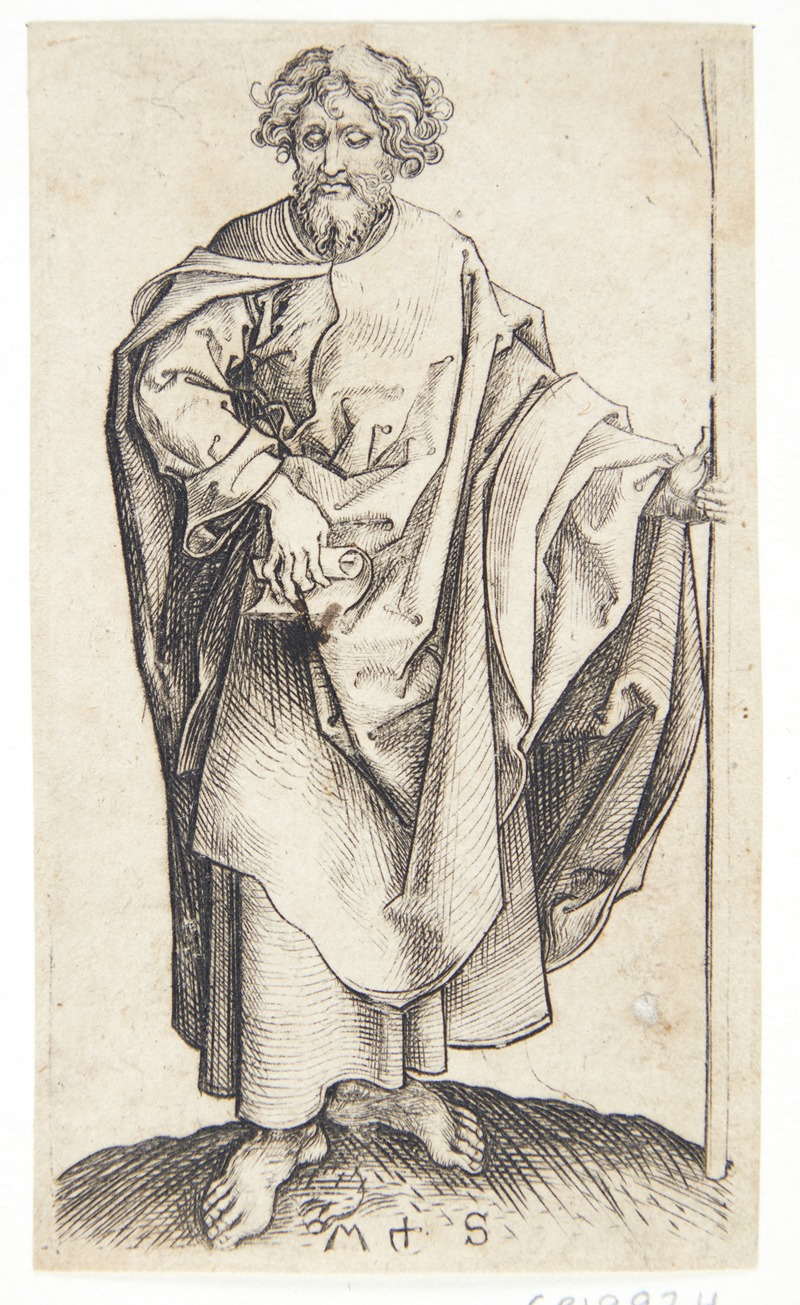 Martin Schongauer - Apostlen Tomas