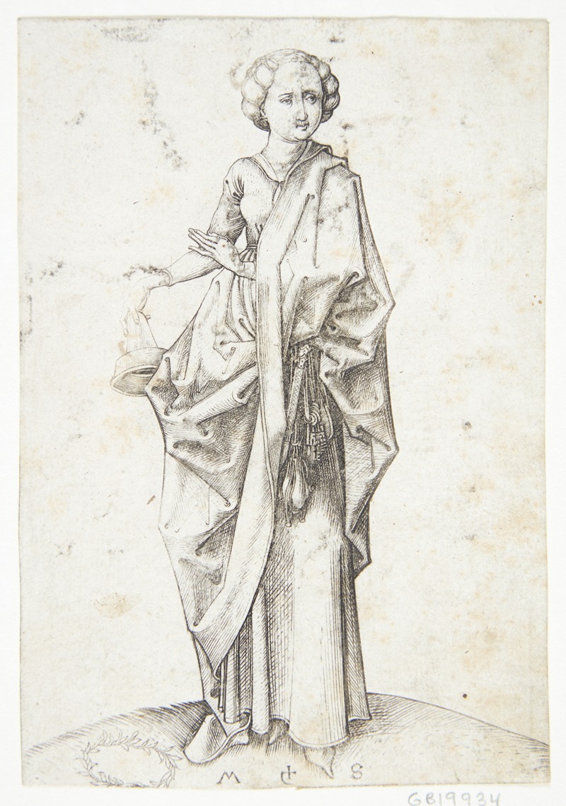 Martin Schongauer - Den fjerde uforstandige jomfru
