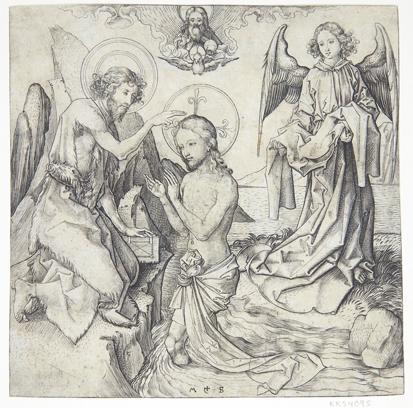 Martin Schongauer - Jesu dåb