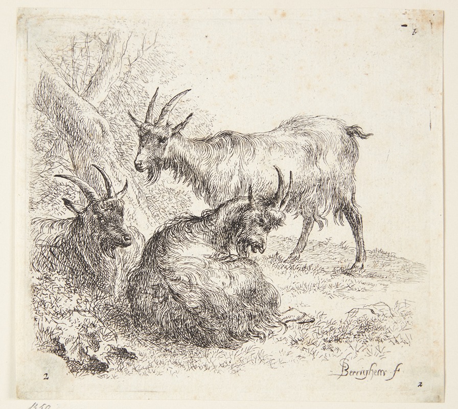 Nicolaes Pietersz. Berchem - Tre geder