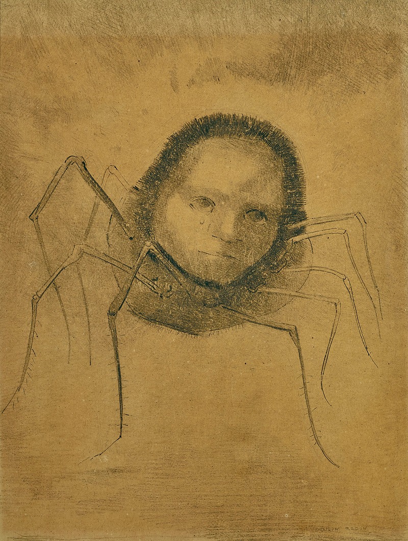 Odilon Redon - L’araignée qui pleure ou Le Désespoir du monstre