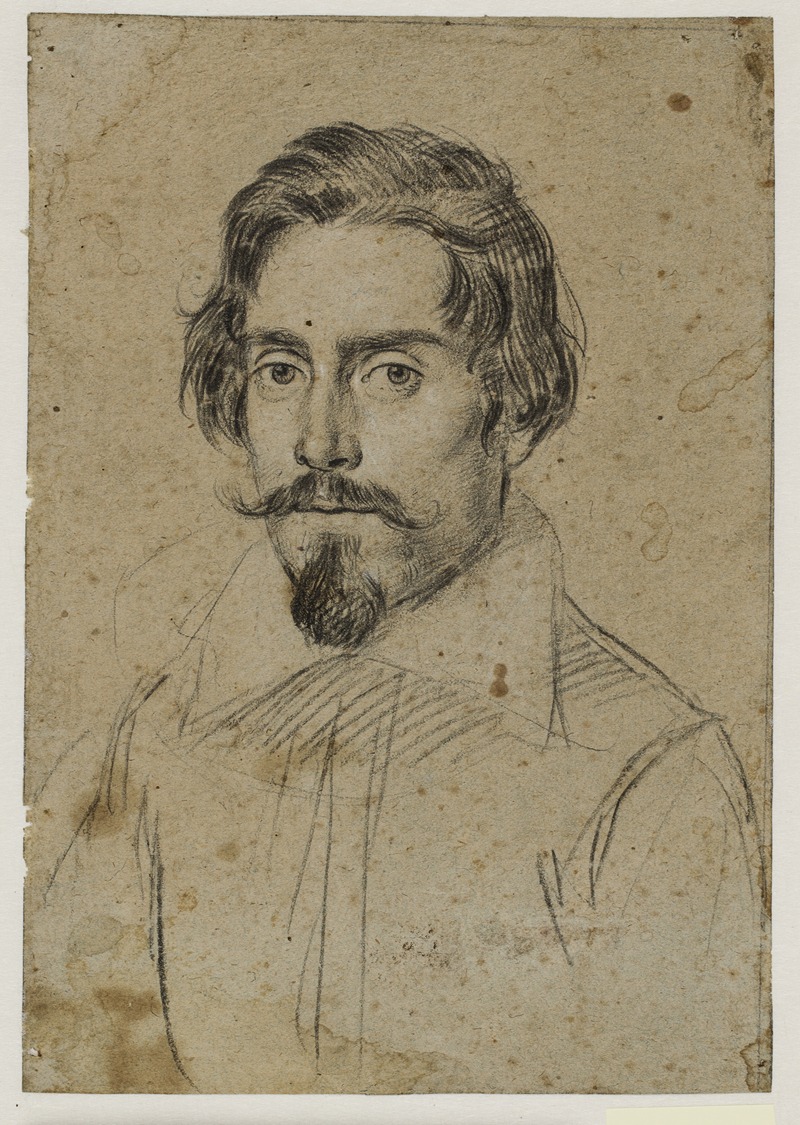Ottavio Mario Leoni - Portræt af en mand, halvfigur, vendt mod venstre