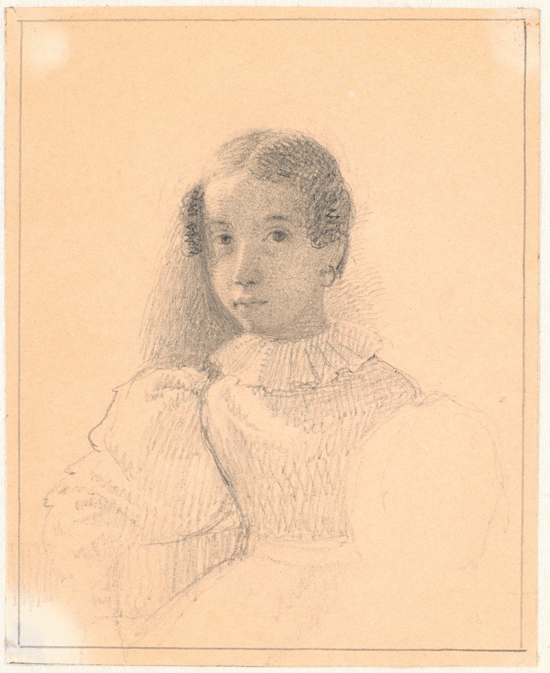 Wilhelm Marstrand - Portræt af Adelaide Emilie Waagepetersen