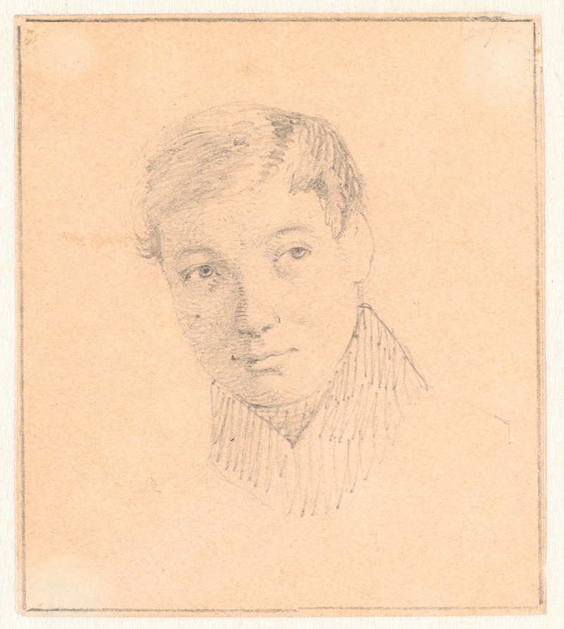 Wilhelm Marstrand - Portræt af Lorentz Ludvig Mozart Waagepetersen