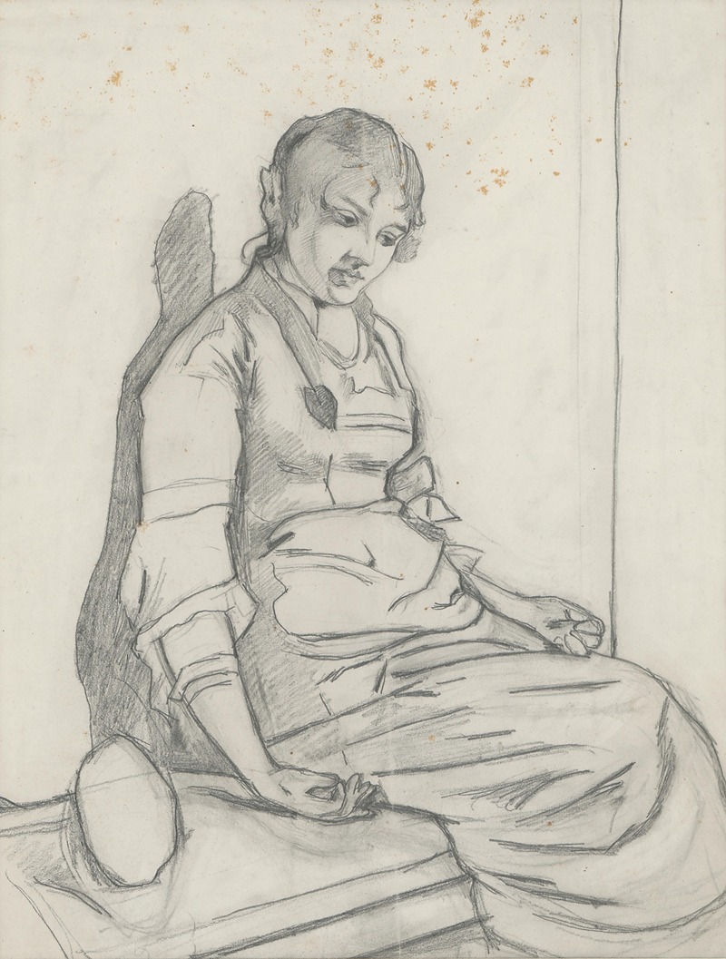 Dominik Skutecký - Seated Woman