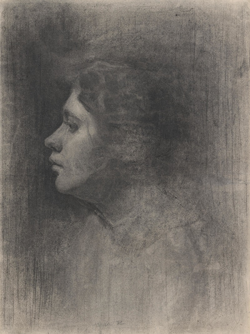 Eduard Putra - Portrait Study of Female Head