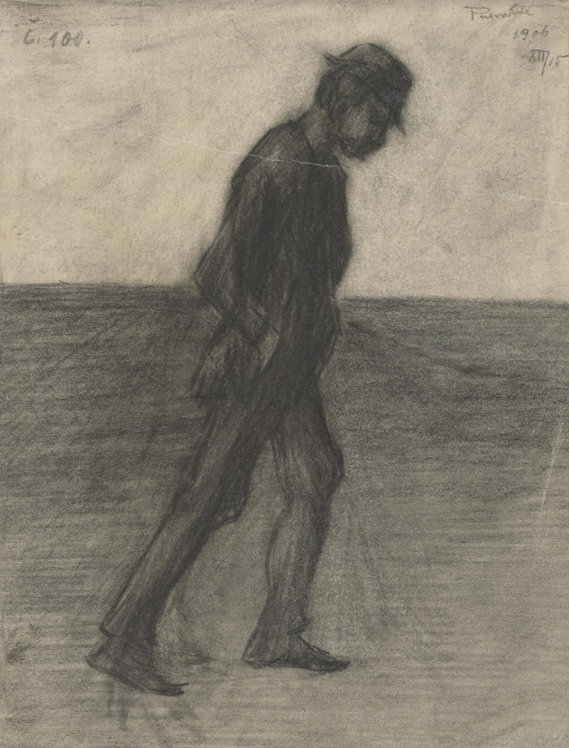 Eduard Putra - Study of a Walking Man