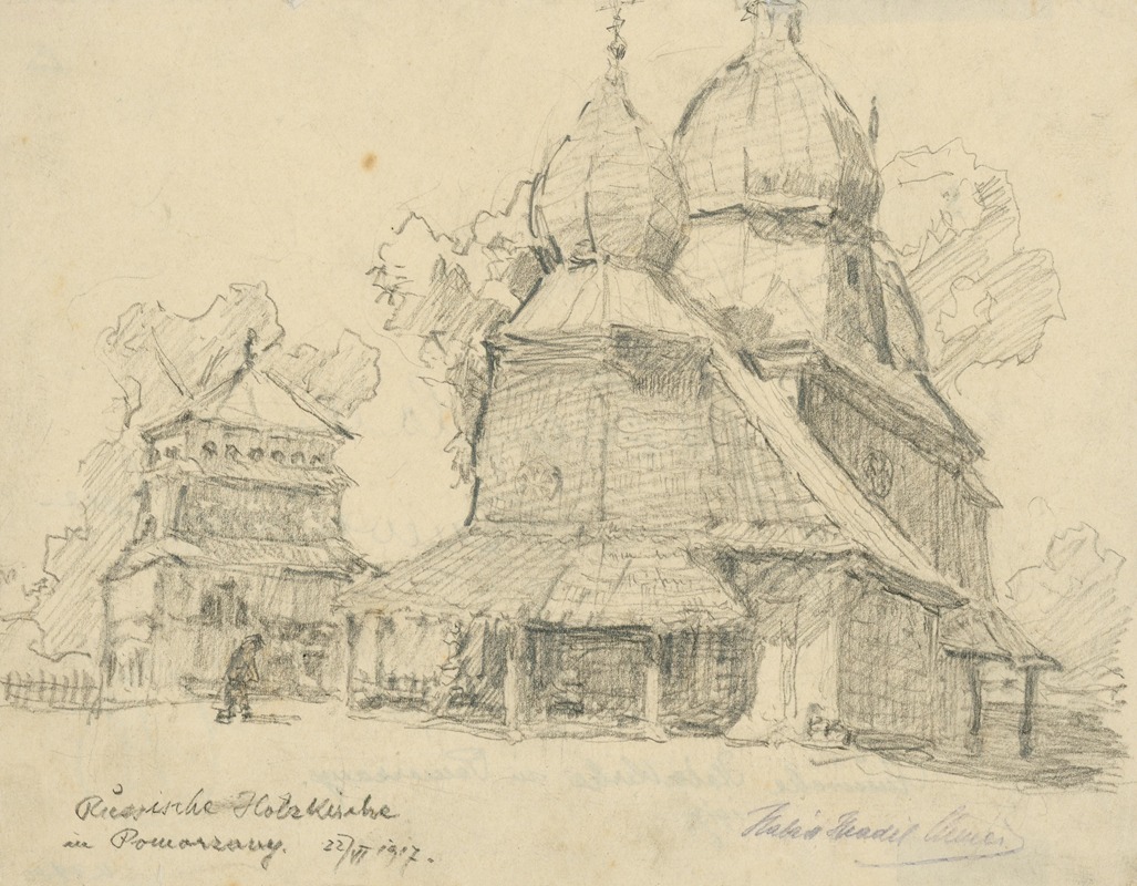 Elemír Halász-Hradil - Russian Wooden Church
