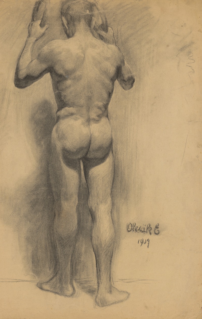 Emil Alexay-Olexák - Study of a Standing Man