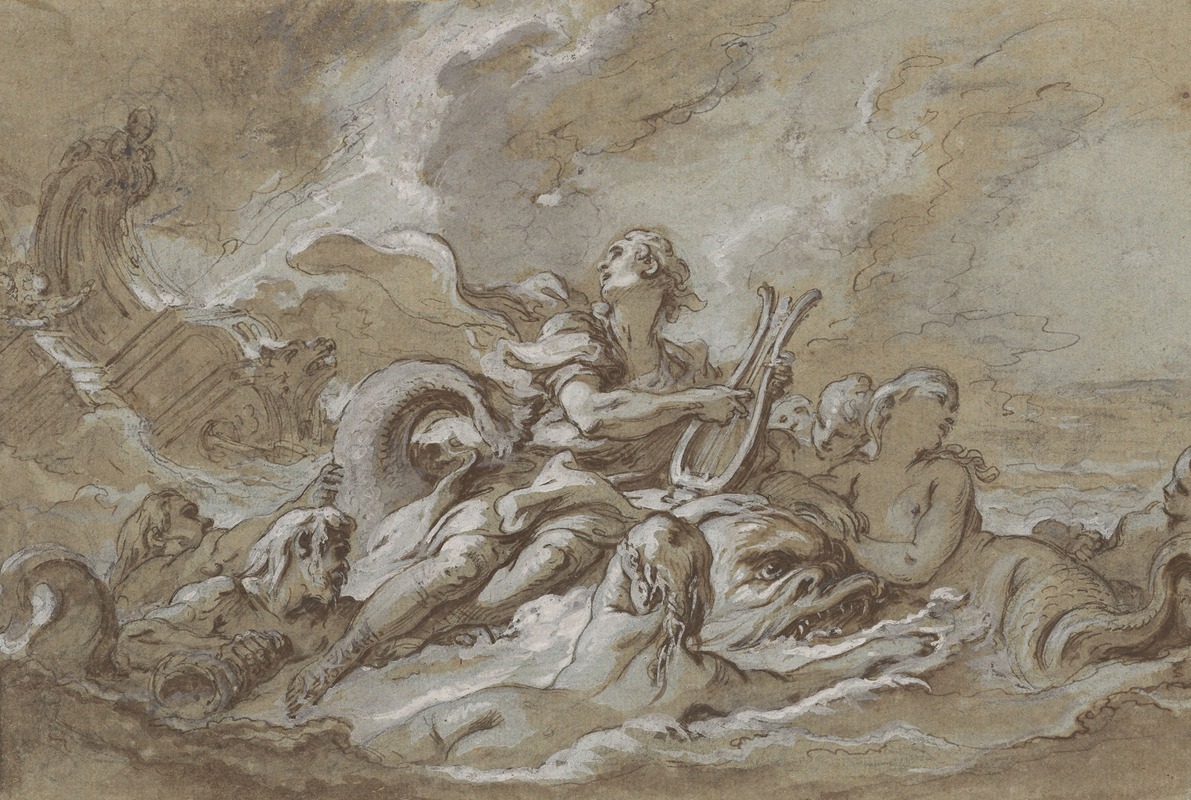 François Boucher - Arion Rescued from Shipwreck by a Dolphin