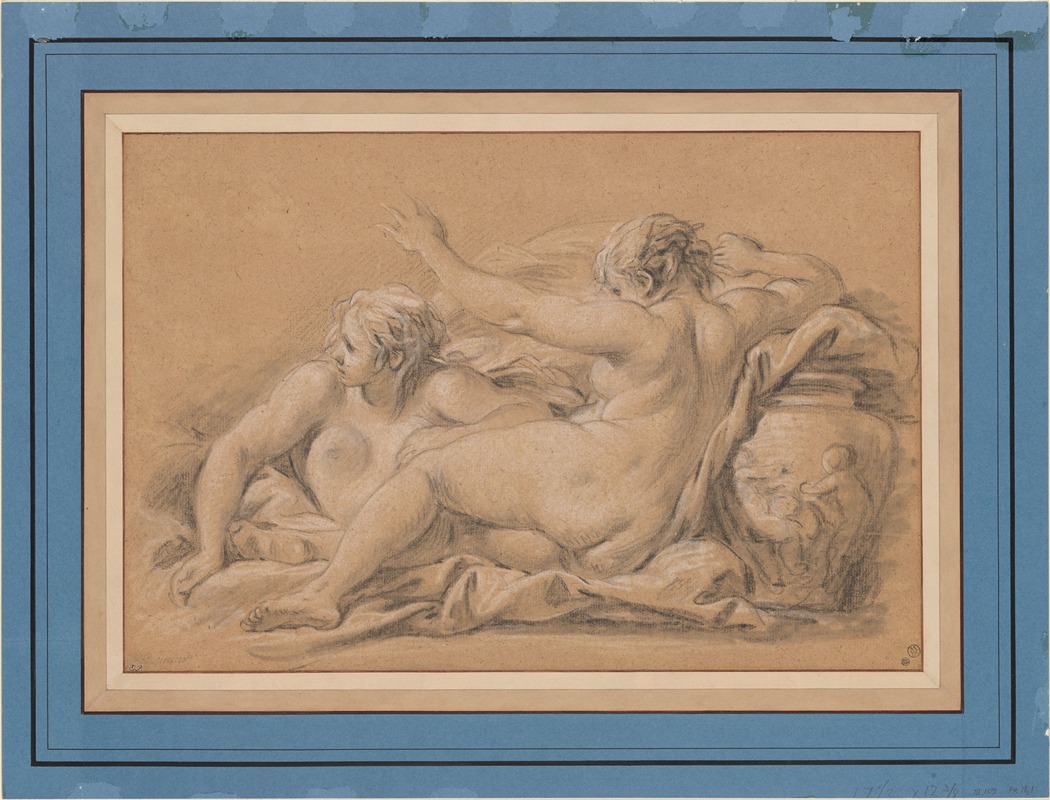 François Boucher - Two Water Nymphs