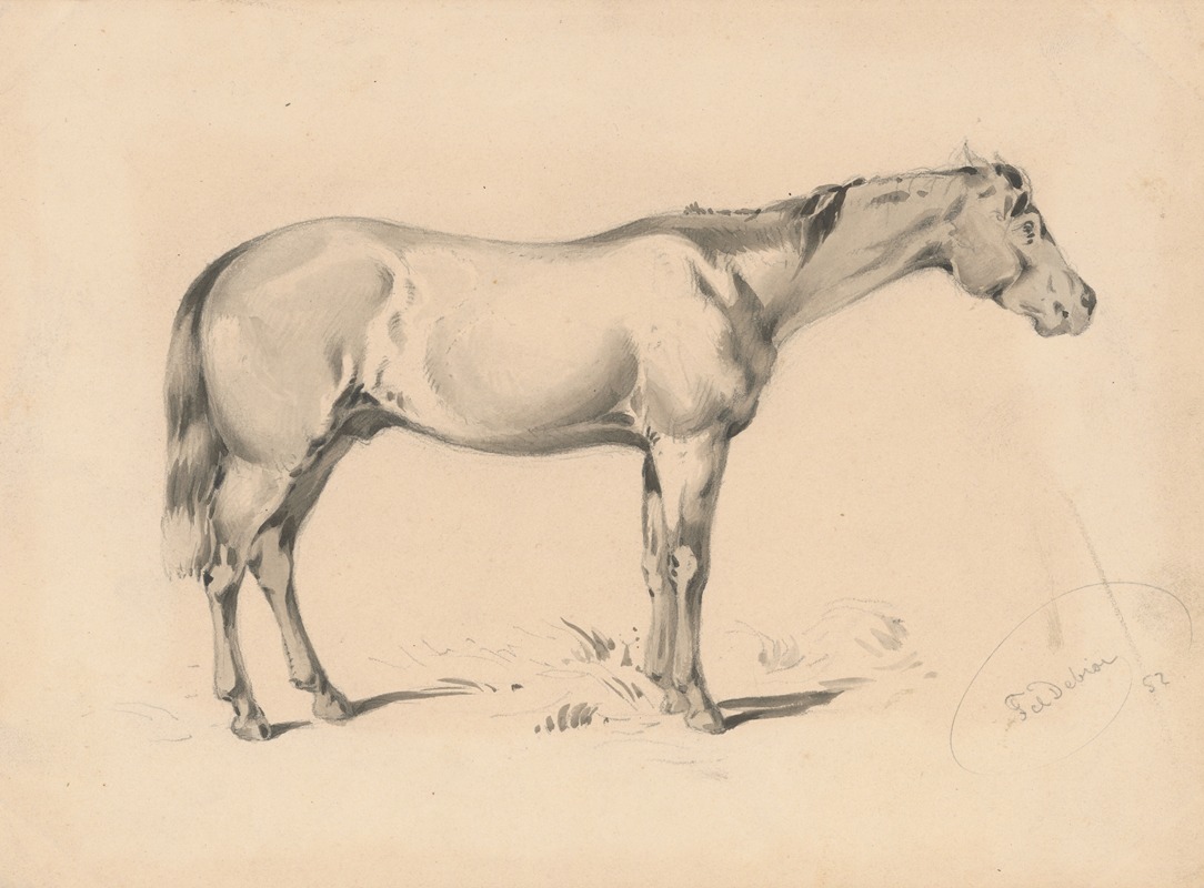 Friedrich Carl von Scheidlin - Study of a Horse I.