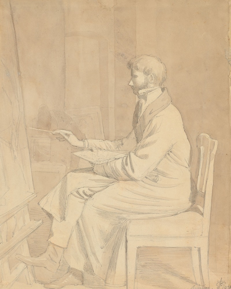 Friedrich von Amerling - Self-Portrait