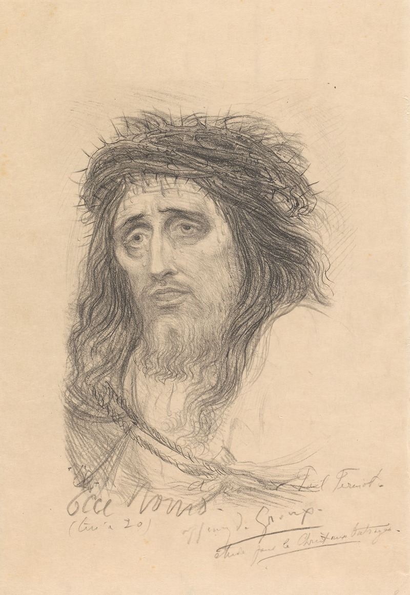 Henri de Groux - Christus met doornenkrans
