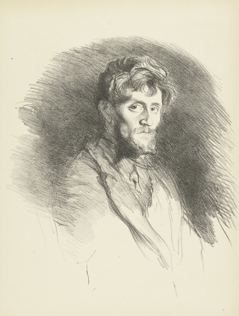 Henri de Groux - Portret van man met baard